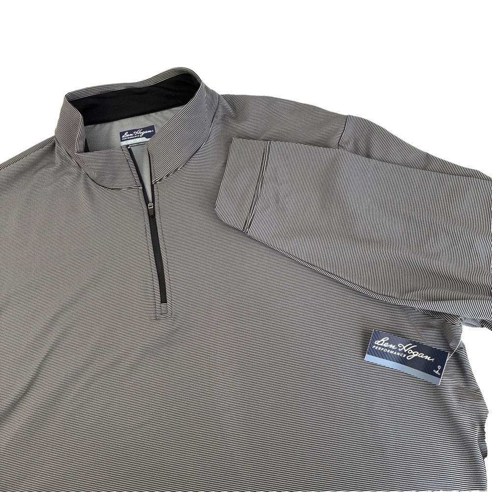New Mens Ben Hogan Performance Golf 1/4 Zip Pullover Sweatshirt 3XL‎ NWT Gray
